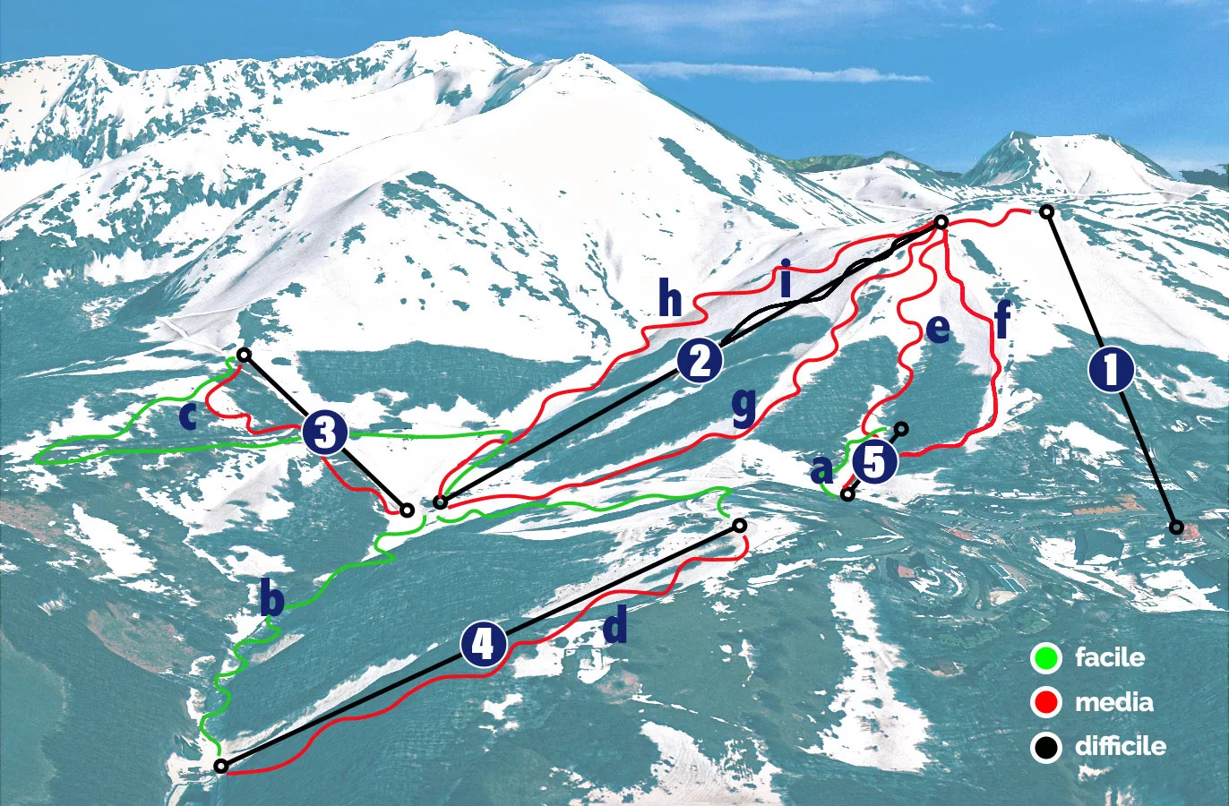 Mappa Piste Terminillo