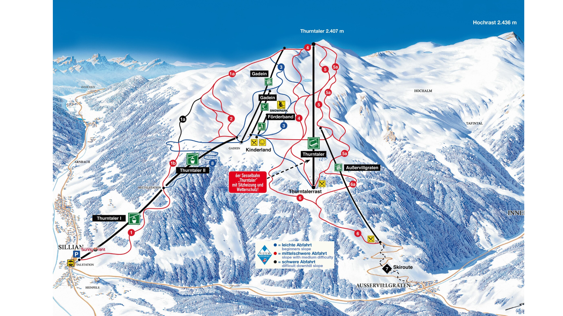 Mappa Piste Sillian